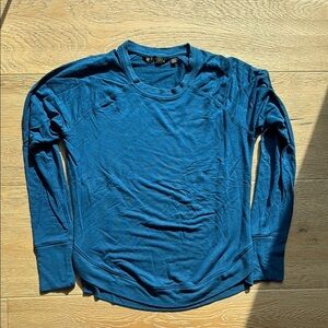 Athleta Blue Long Sleeve Performance Tee